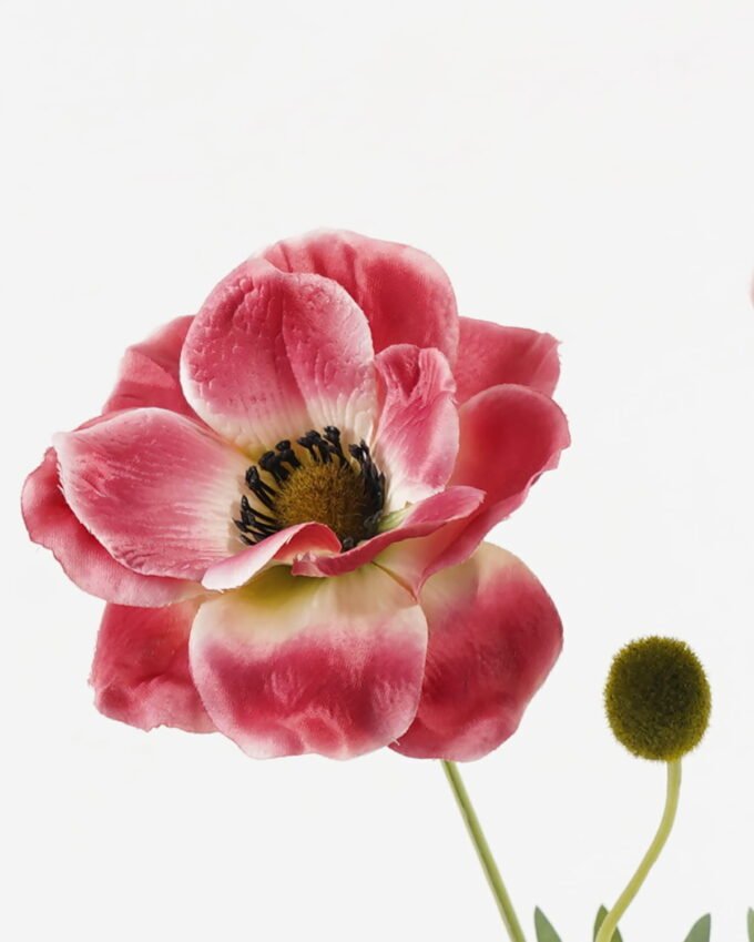 Artificial Flower 17*17*56cm Anemone *2 single stem GS-16823084-R1 Single Flowers YeahFlower is one of Chinese leading OEM manufacturers and exporters , supplying the silk flowers, wholesale artificial trees