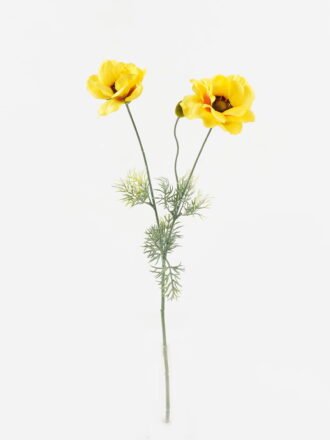 Artificial Flower 15*15*45cm French rose *2 single stem GS-48723013 Single Flowers 3,000+ sqm showroom with thousands of artificial flowers, plants & trees ready for global sourcing.