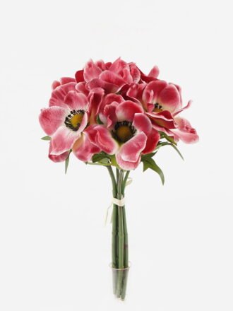 Artificial Flower 18*18*34cm Anemone *6 bundle GS-16823086 Bouquet 3,000+ sqm showroom with thousands of artificial flowers, plants & trees ready for global sourcing.