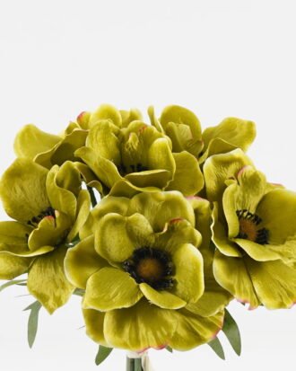 Artificial Flower 18*18*34cm Anemone *6 bundle GS-16823086 Bouquet YeahFlower is one of Chinese leading OEM manufacturers and exporters , supplying the silk flowers, wholesale artificial trees
