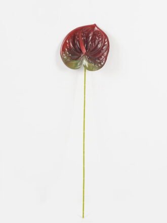 Artificial Flower 16*63cm Anthurium single stem GS-71623003-R3 Single Flowers 3,000+ sqm showroom with thousands of artificial flowers, plants & trees ready for global sourcing.