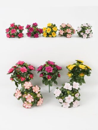 Artificial Flower 25*25*32cm Dahlia Vaccaria segetalis *9 bush GS-16823099-O1 Flowers Bush 3,000+ sqm showroom with thousands of artificial flowers, plants & trees ready for global sourcing.