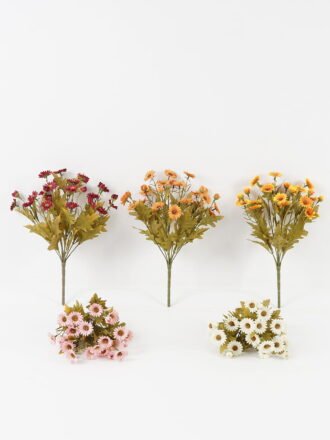 Artificial Flower 20*20*32cm Rose *12 bush GS-71923002-W1 Flowers Bush 3,000+ sqm showroom with thousands of artificial flowers, plants & trees ready for global sourcing.