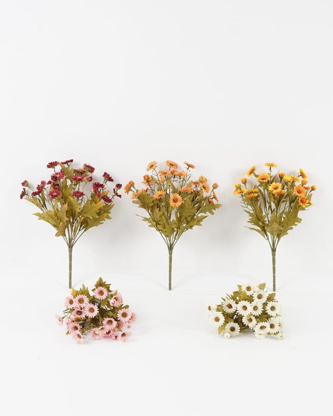 Artificial Flower 20*20*34cm Bellis perennis *24 bush GS-71923010 Flowers Bush YeahFlower is one of Chinese leading OEM manufacturers and exporters , supplying the silk flowers, wholesale artificial trees