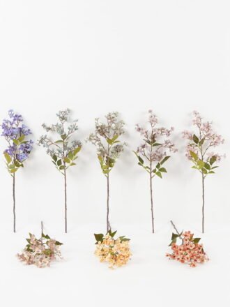 Artificial Flower 14*14*50cm Calycanthus praecox single stem GS-71323002-R1 Single Flowers 3,000+ sqm showroom with thousands of artificial flowers, plants & trees ready for global sourcing.