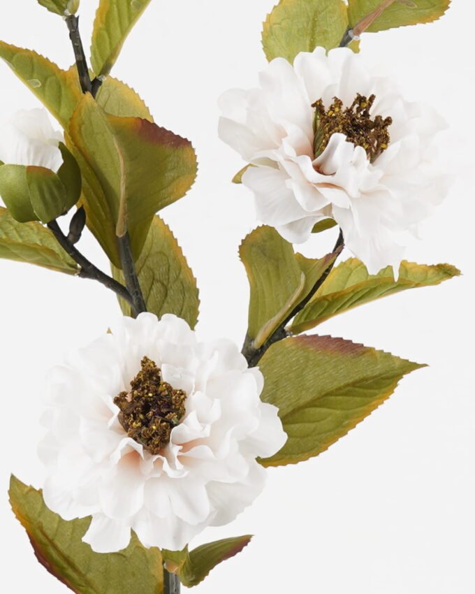 Artificial Flower 18*18*65cm Camellia *5 single stem GS-16823058-W1 Single Flowers YeahFlower is one of Chinese leading OEM manufacturers and exporters , supplying the silk flowers, wholesale artificial trees