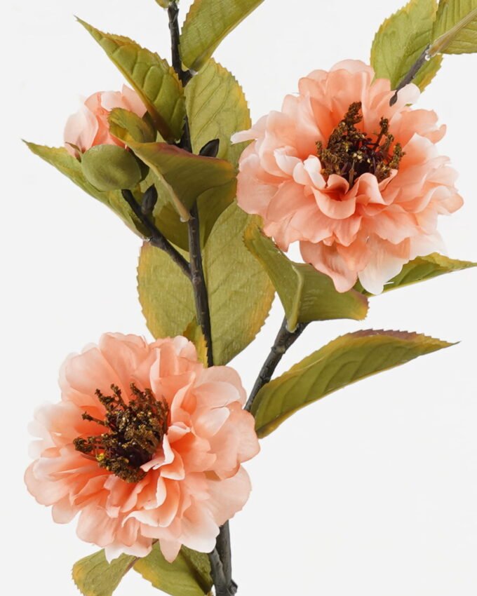 Artificial Flower 18*18*65cm Camellia *5 single stem GS-16823058 Single Flowers YeahFlower is one of Chinese leading OEM manufacturers and exporters , supplying the silk flowers, wholesale artificial trees