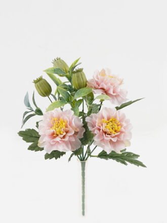 Artificial Flower 16*16*33cm Dahlia Chrysanthemum *6 bush GS-16823095-Z1 Flowers Bush 3,000+ sqm showroom with thousands of artificial flowers, plants & trees ready for global sourcing.