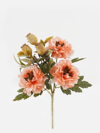 Artificial Flower 16*16*29cm Camellia *6 bush GS-16823096-P2 Flowers Bush 3,000+ sqm showroom with thousands of artificial flowers, plants & trees ready for global sourcing.