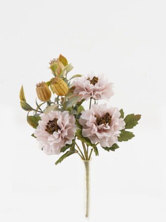 Artificial Flower 25*25*32cm Dahlia Vaccaria segetalis *9 bush GS-16823099-O1 Flowers Bush 3,000+ sqm showroom with thousands of artificial flowers, plants & trees ready for global sourcing.