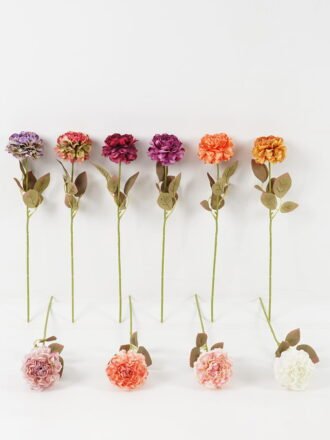 Artificial Flower 9*9*42cm Carnation single stem GS-68023002-G2 Single Flowers 3,000+ sqm showroom with thousands of artificial flowers, plants & trees ready for global sourcing.