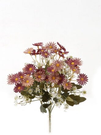Artificial Flower 21*21*34cm Chrysanthemum *7 bush GS-69923008-Y1 Flowers Bush 3,000+ sqm showroom with thousands of artificial flowers, plants & trees ready for global sourcing.