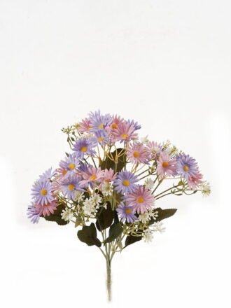 Artificial Flower 21*21*34cm Chrysanthemum *7 bush GS-69923008-Y1 Flowers Bush 3,000+ sqm showroom with thousands of artificial flowers, plants & trees ready for global sourcing.