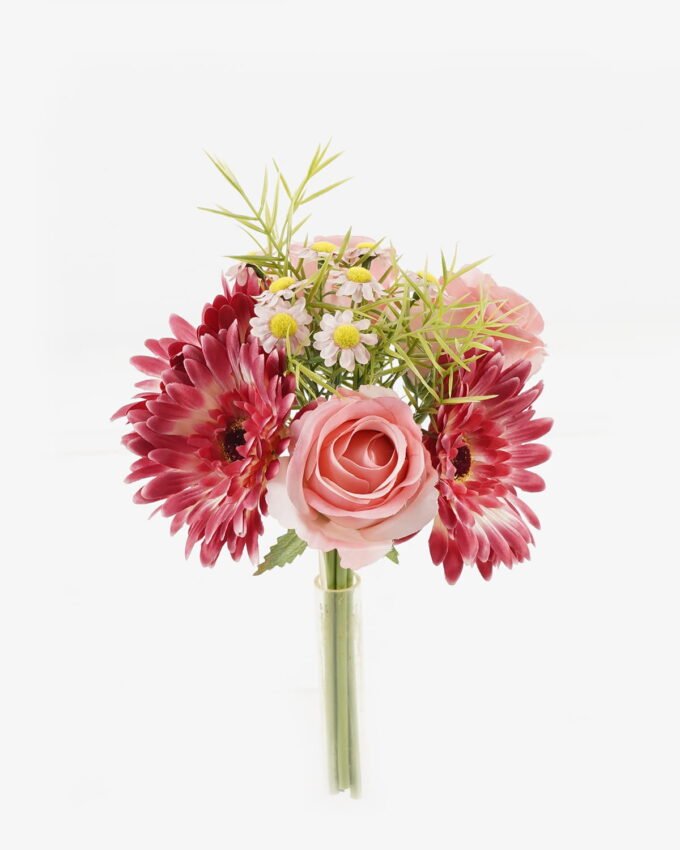 Artificial Flower 19*19*30cm Chrysanthemum+rose+chamomile *7 bush GS-16823087 Bouquet YeahFlower is one of Chinese leading OEM manufacturers and exporters , supplying the silk flowers, wholesale artificial trees
