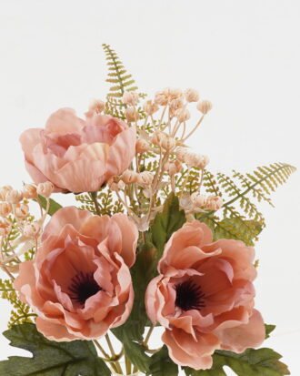 Artificial Flower 20*20*29cm Clematis Babysbreath *6 bush GS-16823091-P1 Flowers Bush YeahFlower is one of Chinese leading OEM manufacturers and exporters , supplying the silk flowers, wholesale artificial trees