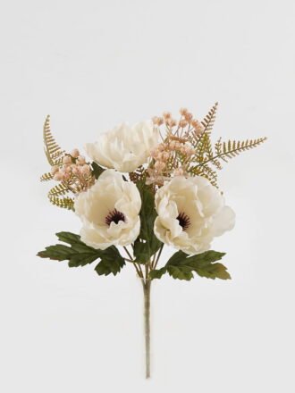 Artificial Flower 20*20*29cm Clematis Babysbreath *6 bush GS-16823091-P1 Flowers Bush 3,000+ sqm showroom with thousands of artificial flowers, plants & trees ready for global sourcing.