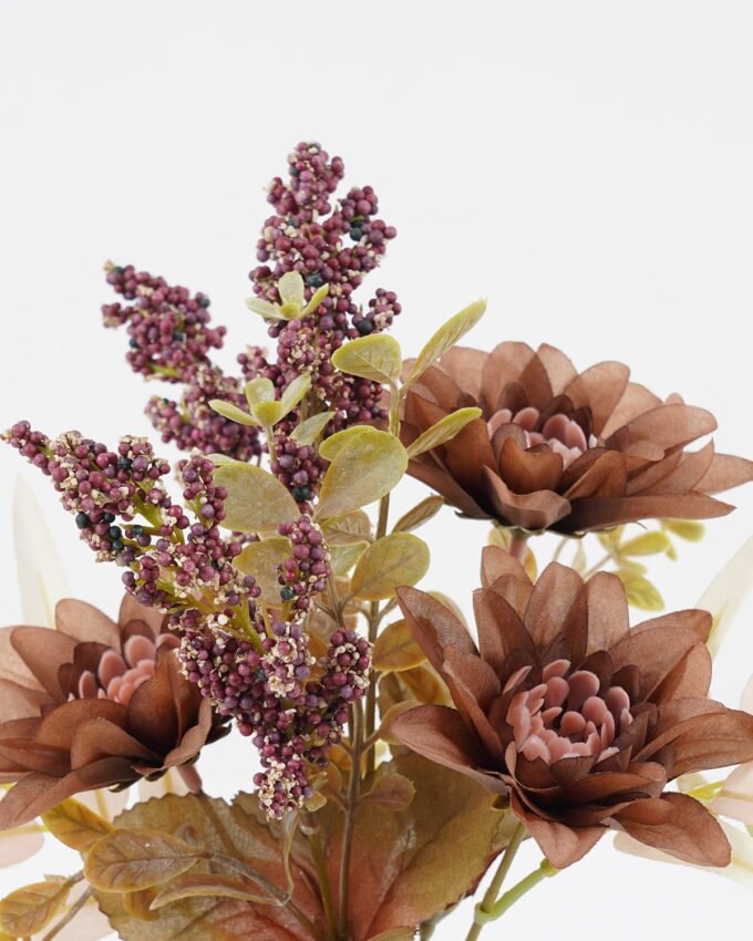 Artificial Flower 20*20*33cm Dahlia+Fruit *6 bush GS-16823066 Flowers Bush YeahFlower is one of Chinese leading OEM manufacturers and exporters , supplying the silk flowers, wholesale artificial trees