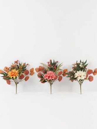 Artificial Flower 16*16*29cm Camellia *6 bush GS-16823097-P2 Flowers Bush 3,000+ sqm showroom with thousands of artificial flowers, plants & trees ready for global sourcing.