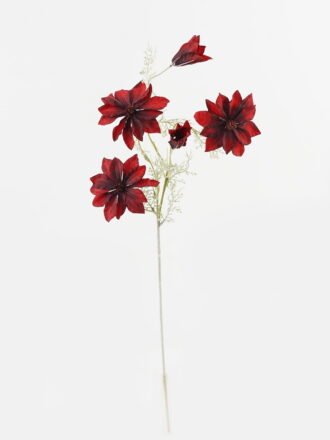 Artificial Flower 11*11*44cm Mum single stem GS-71523015-R1 Single Flowers 3,000+ sqm showroom with thousands of artificial flowers, plants & trees ready for global sourcing.