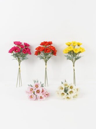 Artificial Flower 18*18*26cm Rose+Peony *6 bundle GS-72023010-P2 Bouquet 3,000+ sqm showroom with thousands of artificial flowers, plants & trees ready for global sourcing.