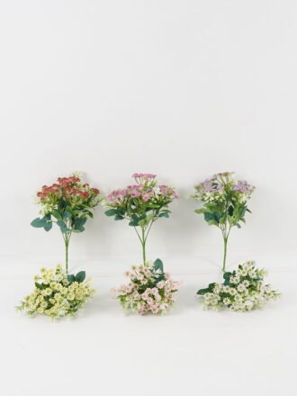 Artificial Flower 15*15*29cm Flower *5 bush GS-36623038-W1 Flowers Bush 3,000+ sqm showroom with thousands of artificial flowers, plants & trees ready for global sourcing.