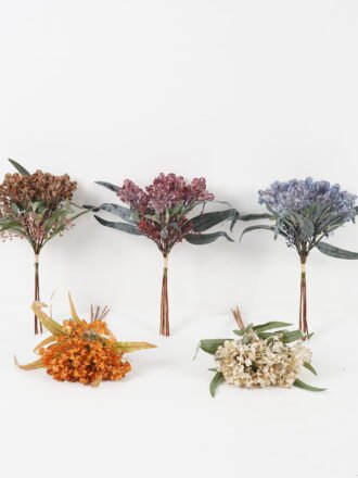 Artificial Flower 19*19*38cm Flower bundle GS-40723007-W1 Bouquet 3,000+ sqm showroom with thousands of artificial flowers, plants & trees ready for global sourcing.