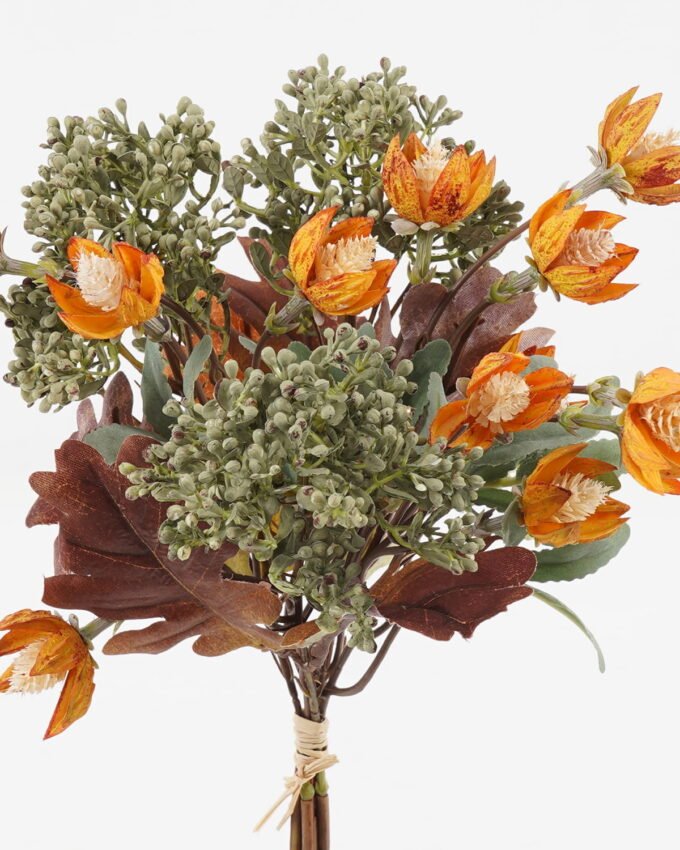 Artificial Flower 18*18*37cm Flower bundle GS-40723046-G1 Bouquet YeahFlower is one of Chinese leading OEM manufacturers and exporters , supplying the silk flowers, wholesale artificial trees