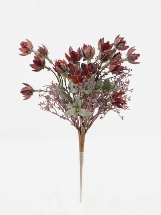 Artificial Flower 17*17*37cm Flower bundle GS-40723028 Flowers Bush 3,000+ sqm showroom with thousands of artificial flowers, plants & trees ready for global sourcing.
