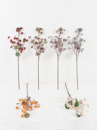 Artificial Flower 20*20*75cm Teazle fruit single stem GS-65223014-G2 Single Flowers 3,000+ sqm showroom with thousands of artificial flowers, plants & trees ready for global sourcing.