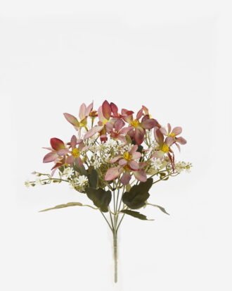 Artificial Flower 20*20*31cm Flowers *6 bush GS-69923012-R1 Flowers Bush YeahFlower is one of Chinese leading OEM manufacturers and exporters , supplying the silk flowers, wholesale artificial trees