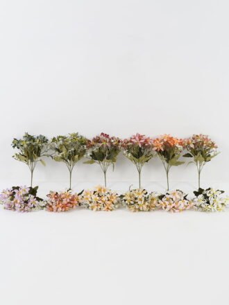 Artificial Flower 20*20*31cm Flowers *6 bush GS-69923012-R1 Flowers Bush 3,000+ sqm showroom with thousands of artificial flowers, plants & trees ready for global sourcing.