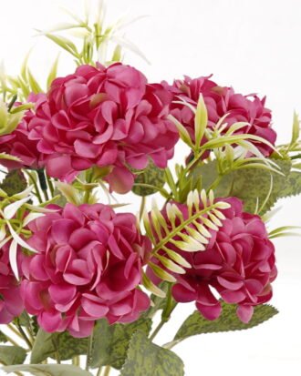 Artificial Flower 20*20*31cm Flowers *7 bush GS-69923002-R2 Flowers Bush YeahFlower is one of Chinese leading OEM manufacturers and exporters , supplying the silk flowers, wholesale artificial trees