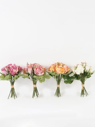 Artificial Flower 28*28*45cm Rose *10 bundle GS-48723005 Bouquet 3,000+ sqm showroom with thousands of artificial flowers, plants & trees ready for global sourcing.