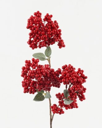 Artificial Flower 15*15*70cm Fruit *2 single stem GS-72023001-R1 Single Flowers YeahFlower is one of Chinese leading OEM manufacturers and exporters , supplying the silk flowers, wholesale artificial trees