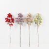 Artificial Flower 15*15*70cm Fruit *2 single stem GS-72023001 Single Flowers YeahFlower is one of Chinese leading OEM manufacturers and exporters , supplying the silk flowers, wholesale artificial trees