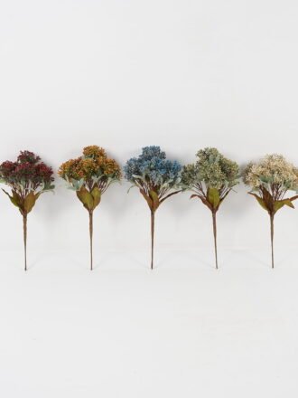 Artificial Flower 17*17*37cm Flower bundle GS-40723028 Flowers Bush 3,000+ sqm showroom with thousands of artificial flowers, plants & trees ready for global sourcing.