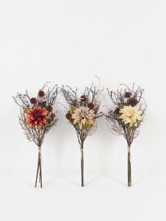 Artificial Flower 15*15*49cm Chrysanthemum *5 single stem GS-51623013 Bouquet 3,000+ sqm showroom with thousands of artificial flowers, plants & trees ready for global sourcing.