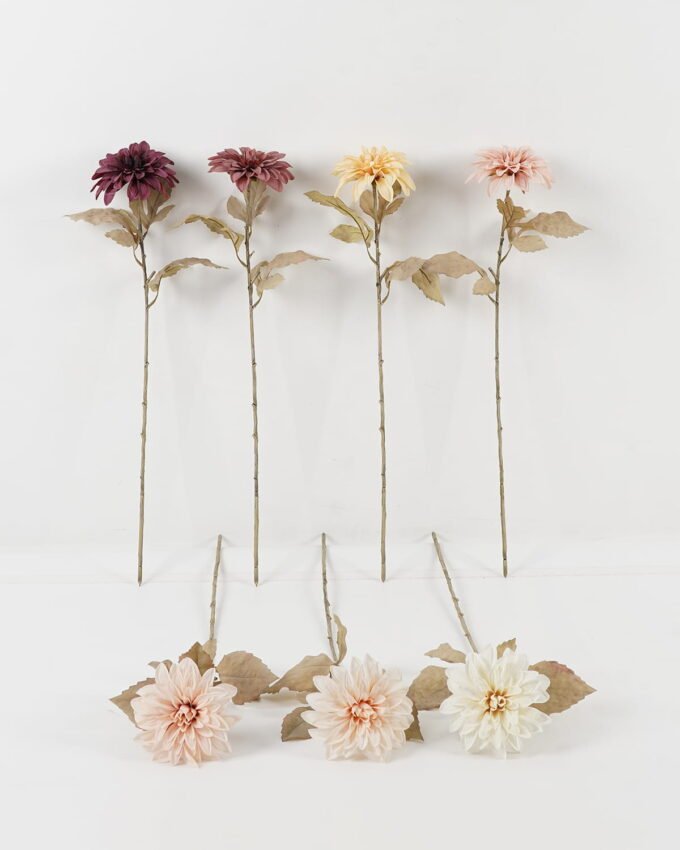 Artificial Flower 14*14*60cm Garden Dahlia single stem GS-72023009 Single Flowers YeahFlower is one of Chinese leading OEM manufacturers and exporters , supplying the silk flowers, wholesale artificial trees