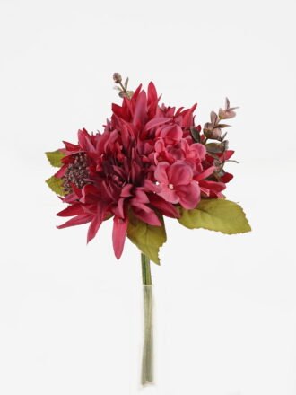 Artificial Flower 18*18*26cm Garden dahlia *5 bundle GS-72023011 Bouquet 3,000+ sqm showroom with thousands of artificial flowers, plants & trees ready for global sourcing.