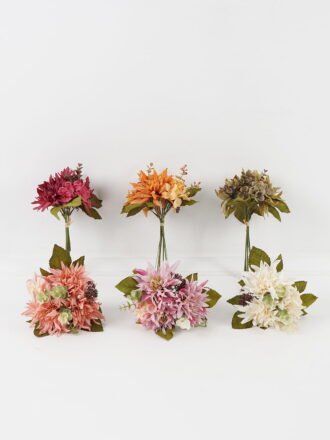 Artificial Flower 18*18*26cm Rose+Peony *6 bundle GS-72023010 Bouquet 3,000+ sqm showroom with thousands of artificial flowers, plants & trees ready for global sourcing.