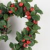 Artificial Flower Haw apple wreath GS-65623170_1 Artificial Flower 40*40cm Haw apple wreath GS-65623170 Christmas Item YeahFlower is one of Chinese leading OEM manufacturers and exporters , supplying the silk flowers, wholesale artificial trees