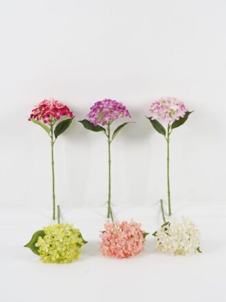 Artificial Flower 13*13*43cm Rose single stem GS-68023005 Single Flowers 3,000+ sqm showroom with thousands of artificial flowers, plants & trees ready for global sourcing.