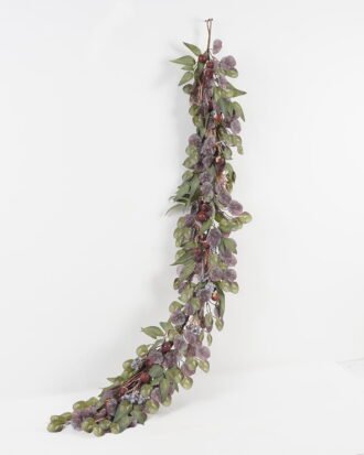 Artificial Flower 22*178cm Leaf+Fruit hanging GS-40723026 Christmas Item YeahFlower is one of Chinese leading OEM manufacturers and exporters , supplying the silk flowers, wholesale artificial trees