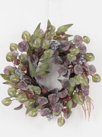 Artificial Flower 22*178cm Leaf+Fruit hanging GS-40723026 Christmas Item 3,000+ sqm showroom with thousands of artificial flowers, plants & trees ready for global sourcing.