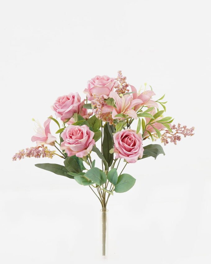 Artificial Flower 28*28*42cm Lily+Rose *10 bush GS-71923004 Single Flowers YeahFlower is one of Chinese leading OEM manufacturers and exporters , supplying the silk flowers, wholesale artificial trees