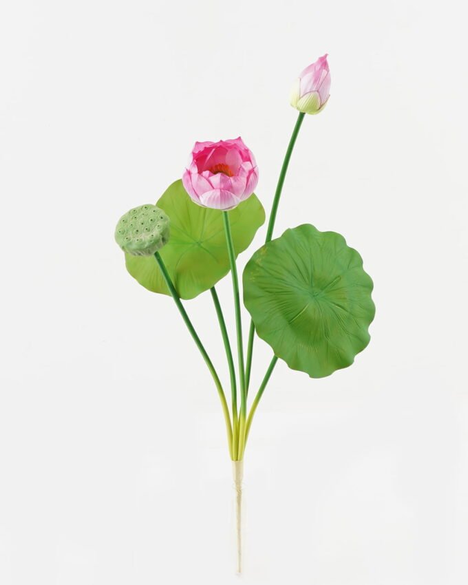 Artificial Flower 30*30*65cm Lotus flower *5 bush GS-12723001 Single Flowers YeahFlower is one of Chinese leading OEM manufacturers and exporters , supplying the silk flowers, wholesale artificial trees