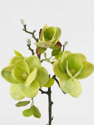 Artificial Flower 23*48cm Magnolia *3 single stem GS-64923018 Single Flowers 3,000+ sqm showroom with thousands of artificial flowers, plants & trees ready for global sourcing.