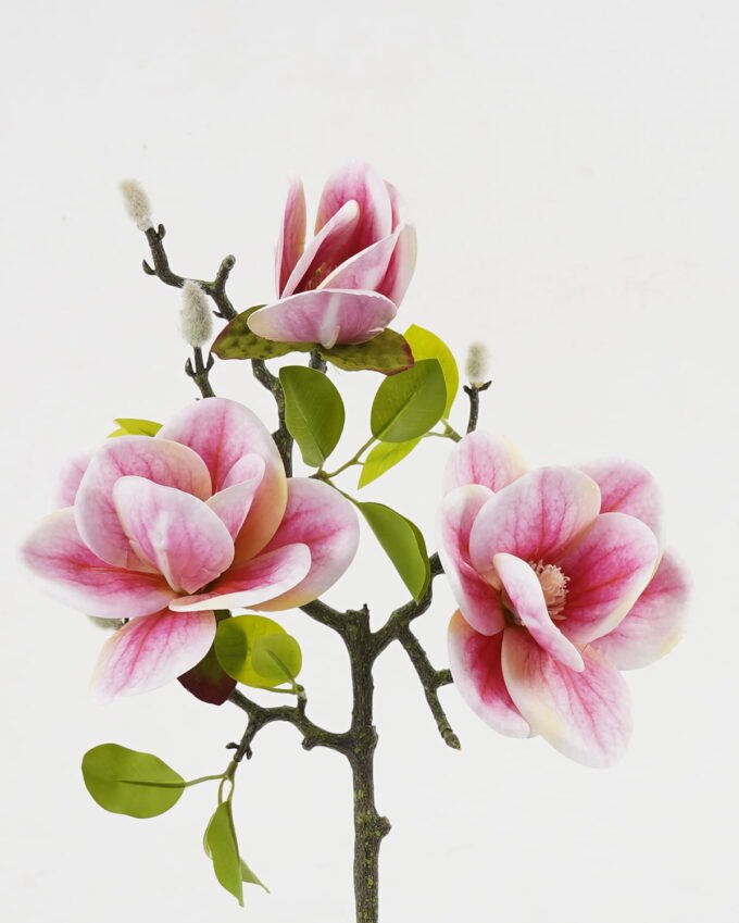 Artificial Flower 23*48cm Magnolia *3 single stem GS-64923018-P1 Single Flowers YeahFlower is one of Chinese leading OEM manufacturers and exporters , supplying the silk flowers, wholesale artificial trees