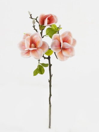 Artificial Flower 23*48cm Magnolia *3 single stem GS-64923018-W1 Single Flowers 3,000+ sqm showroom with thousands of artificial flowers, plants & trees ready for global sourcing.