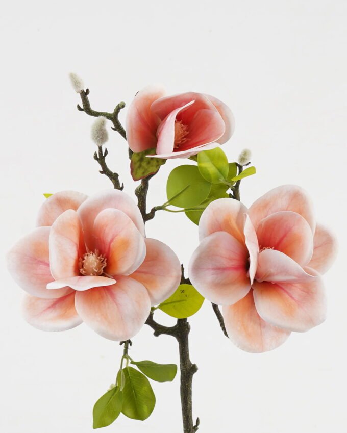 Artificial Flower 23*48cm Magnolia *3 single stem GS-64923018-R4 Single Flowers YeahFlower is one of Chinese leading OEM manufacturers and exporters , supplying the silk flowers, wholesale artificial trees